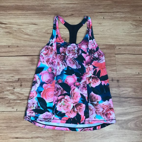 Lululemon Floral tanktop / running top - Picture 1 of 3